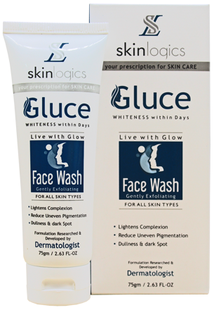 gluce-whitening-face-wash